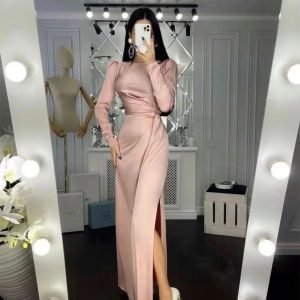Beautiful Waist Fitting Irregular Dress