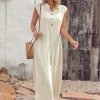 Casual Solid Color Jumpsuit